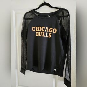 Chicago Bulls Black Top with Mesh Sleeves ***NEW***